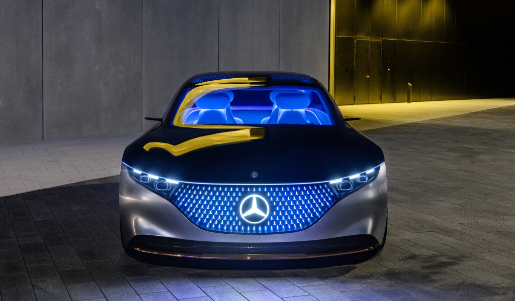 Электрический автомобиль Mercedes-Benz Vision EQS 2019 года 