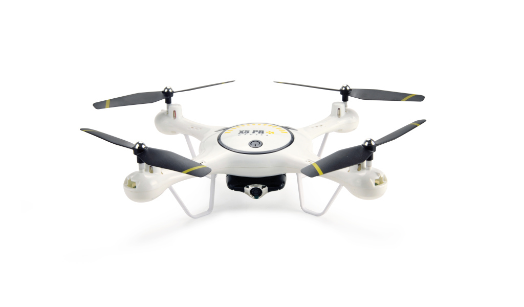 Радиоуправляемый квадрокоптер Aosenma X5UW FPV на белом фоне