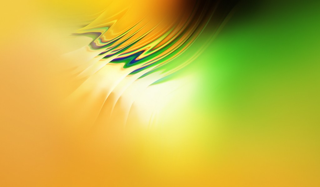 Желтый фон с размытыми волнами 