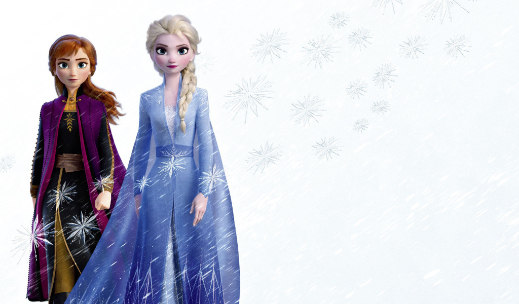 Анна и Эльза персонажи мультфильма Холодное сердце 2