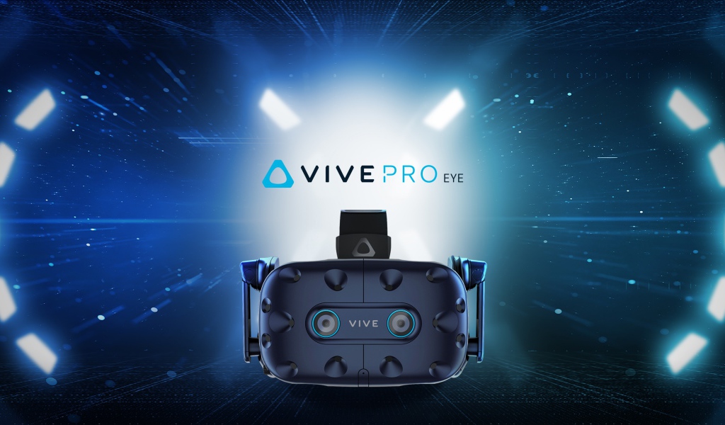 Очки виртуальной реальности HTC Vive Pro Eye, CES 2019