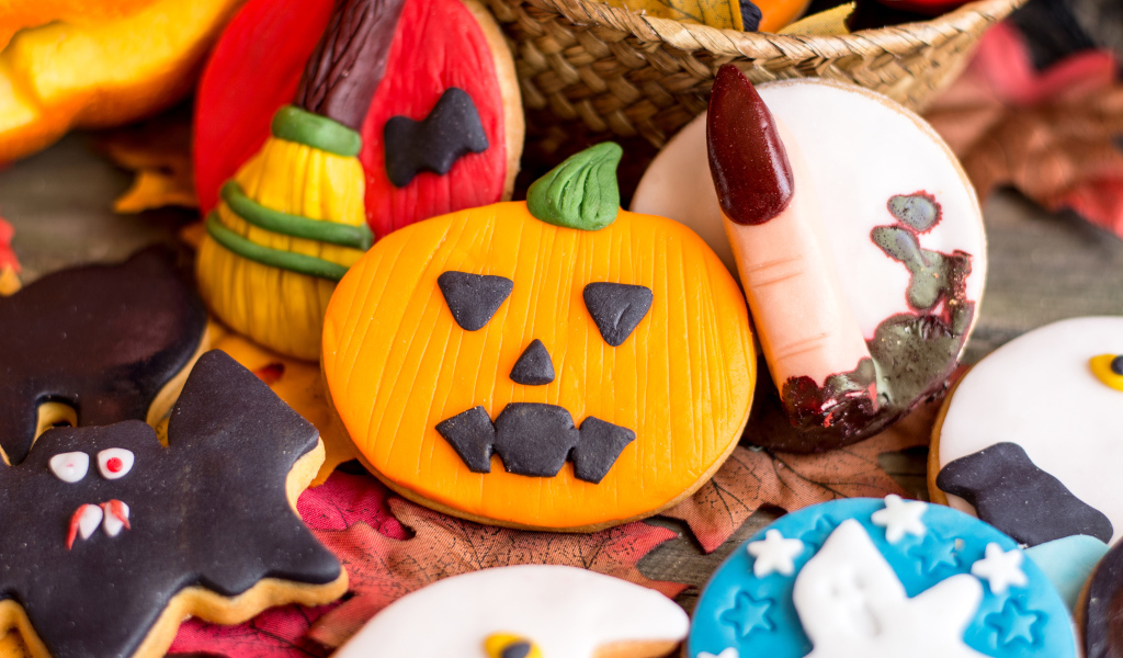 Страшные сладости на праздник Хэллоуин 