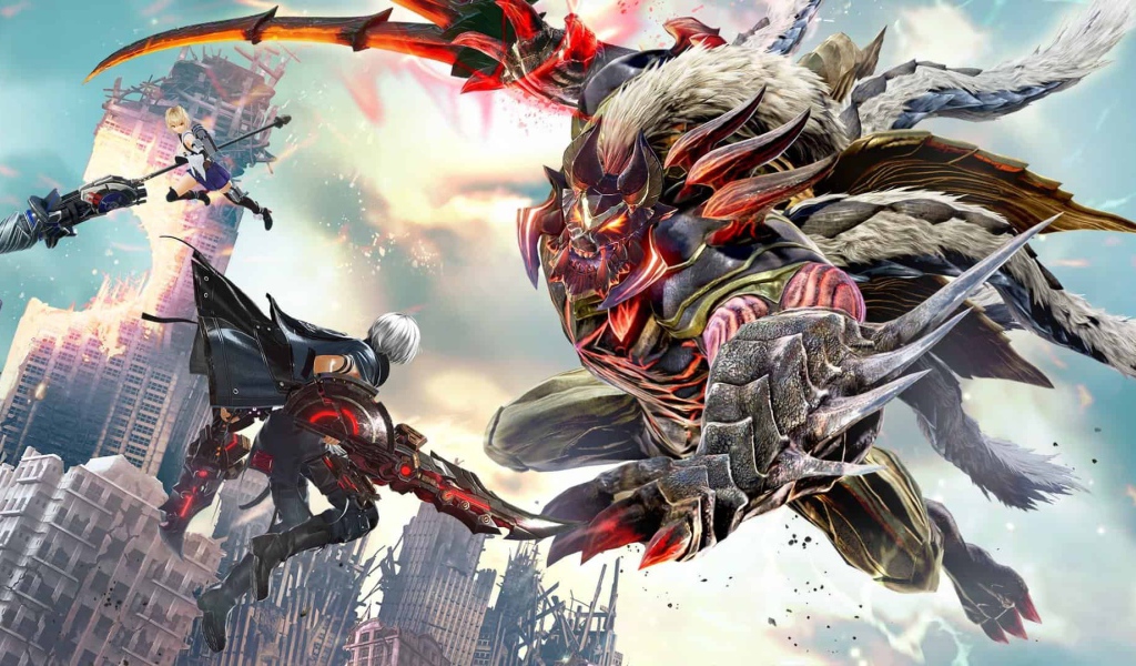 Кадр новой видеоигры God Eater 3, 2019 года