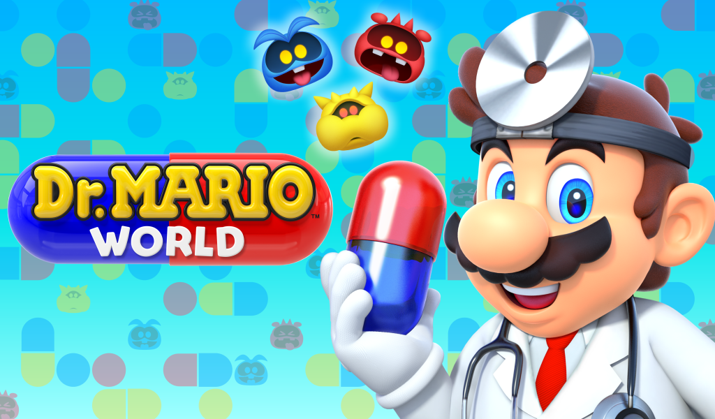 Постер видеоигры Dr. Mario World
