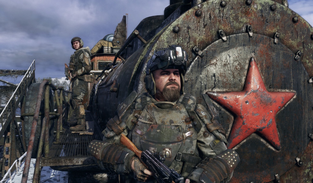 Кадр компьютерной игры Metro Exodus
