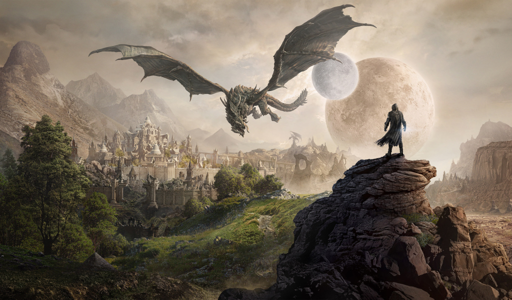 Кадр новой компьютерной игры Elsweyr The Elder Scrolls Online, 2019