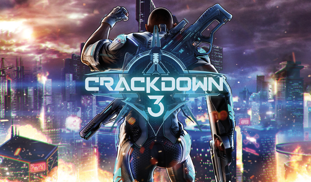 Постер компьютерной игры Crackdown 3, 2019 года