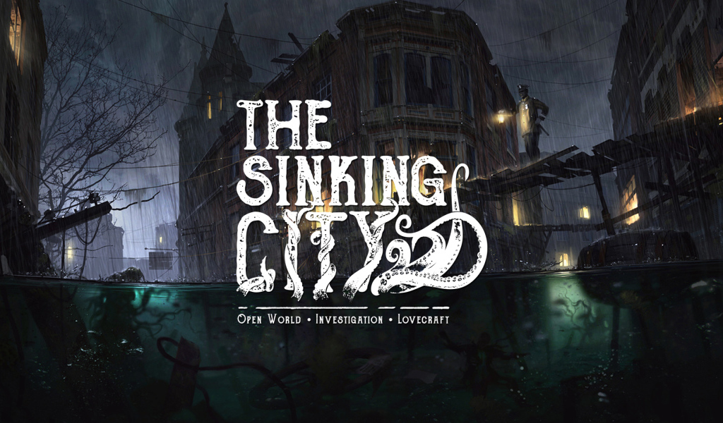 Постер новой компьютерной игры The Sinking City, 2019