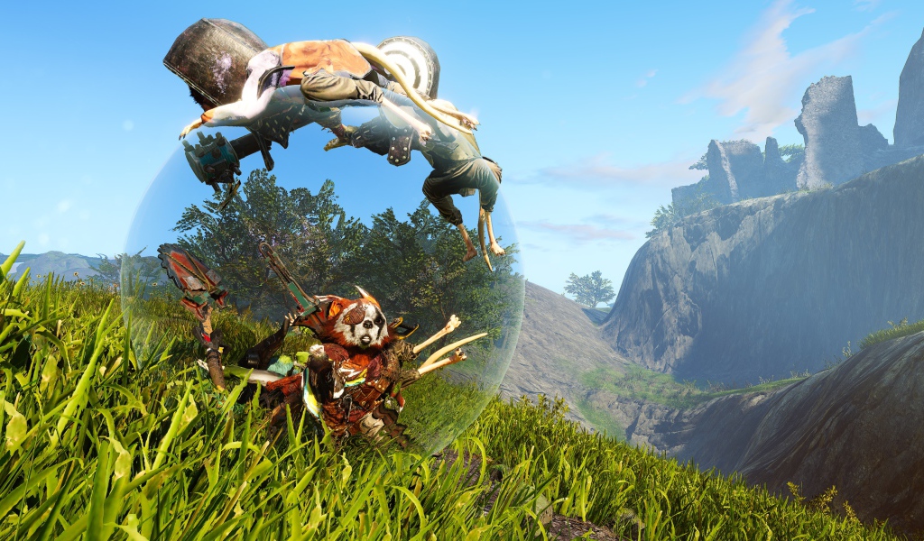Скриншот компьютерной игры Biomutant, 2019