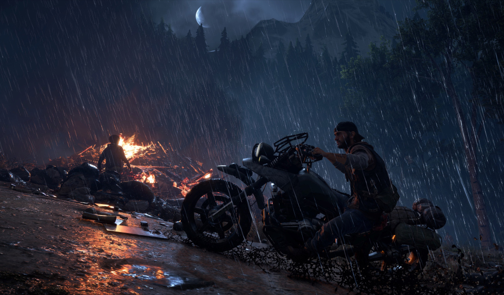Скриншот компьютерной игры Days Gone, 2019