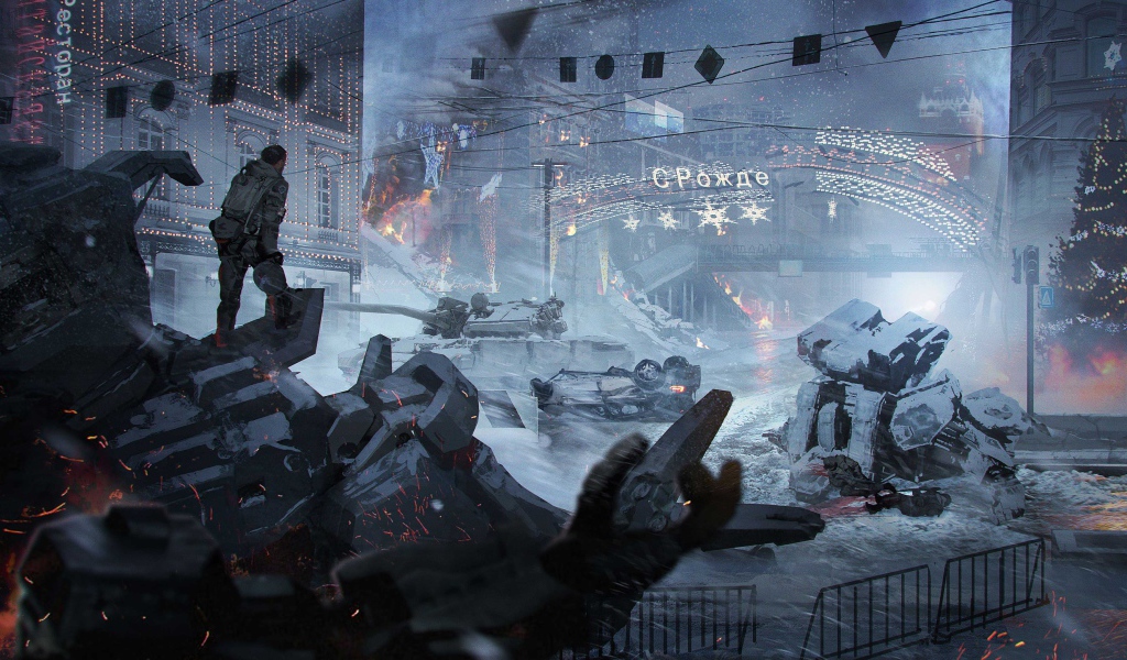 Скриншот компьютерной игры Left Alive, 2019 года