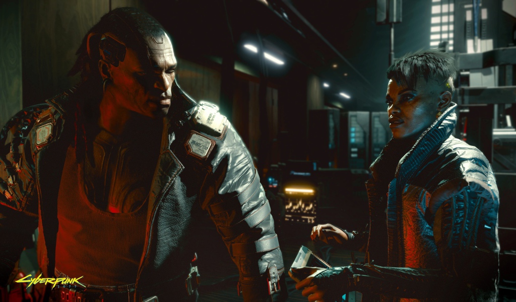 Скриншот новой компьютерной игры Cyberpunk 2077