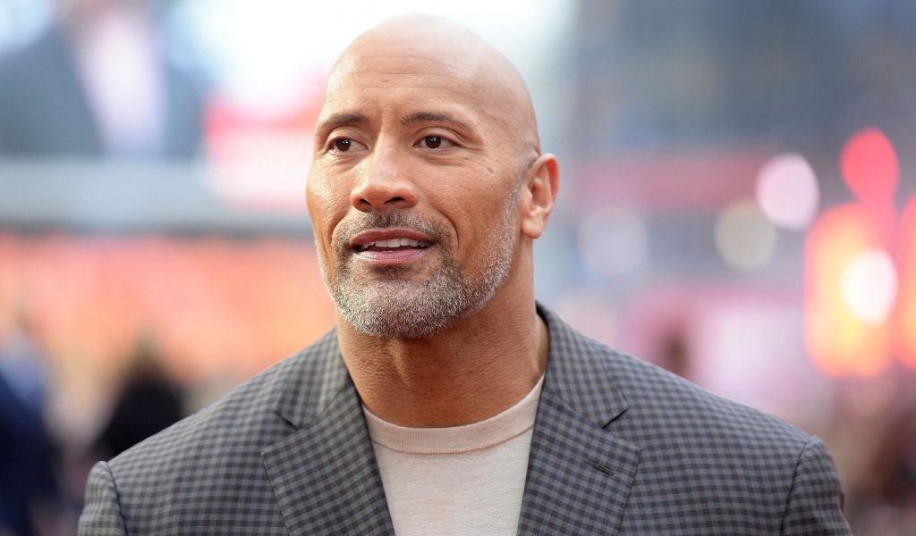 Спортивный мужчина, актер Дуэйн Джонсон