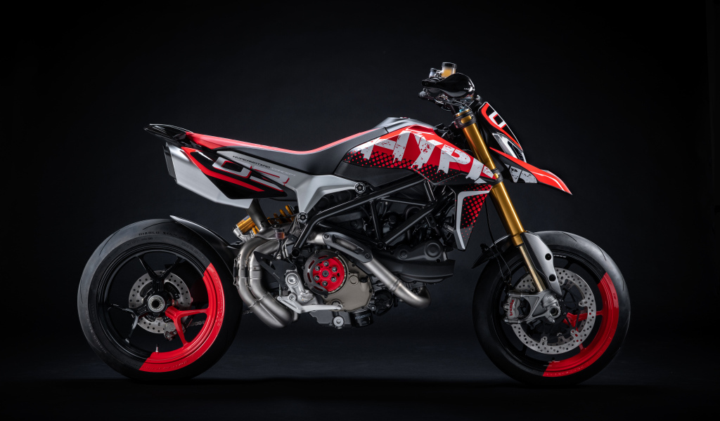 Мотоцикл Ducati Hypermotard 950 Concept 2019 года вид сбоку