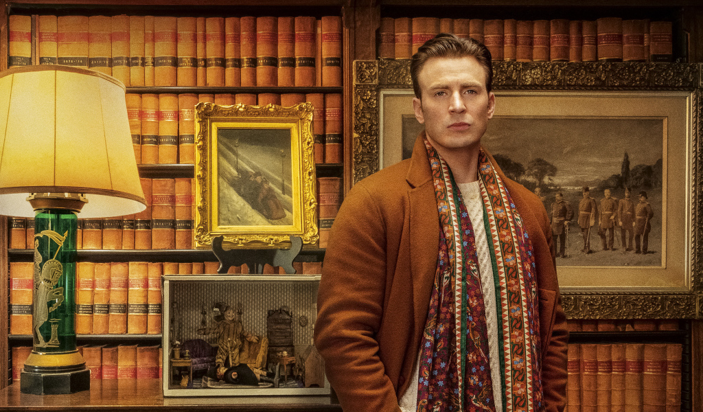 Актер Крис Эванс в фильме Достать ножи, 2019