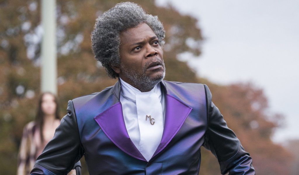 Актер Сэмюэл Лерой Джексон в фильме Стекло, 2019