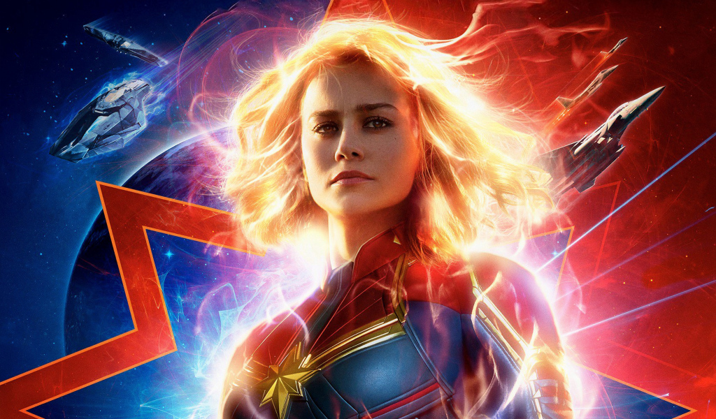 Актриса Бри Ларсон в новом фильме  Капитан Марвел