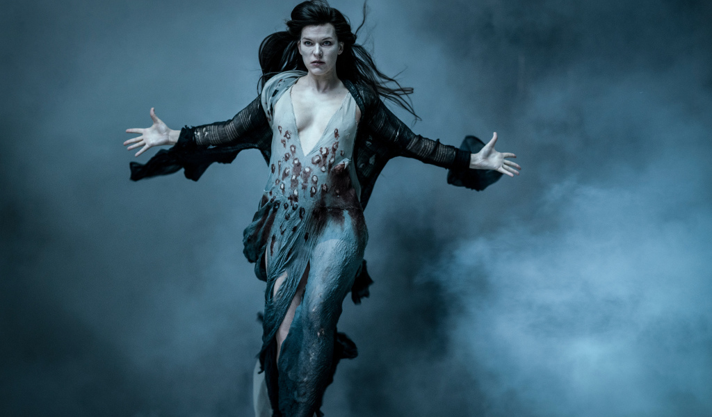 Актриса Милла Йовович  персонаж Кровавая королева фильм Хеллбой 2019 года