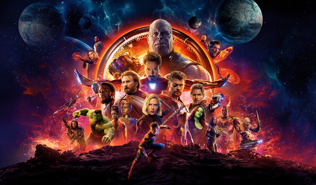 Постер фильма Мстители: Война Бесконечности