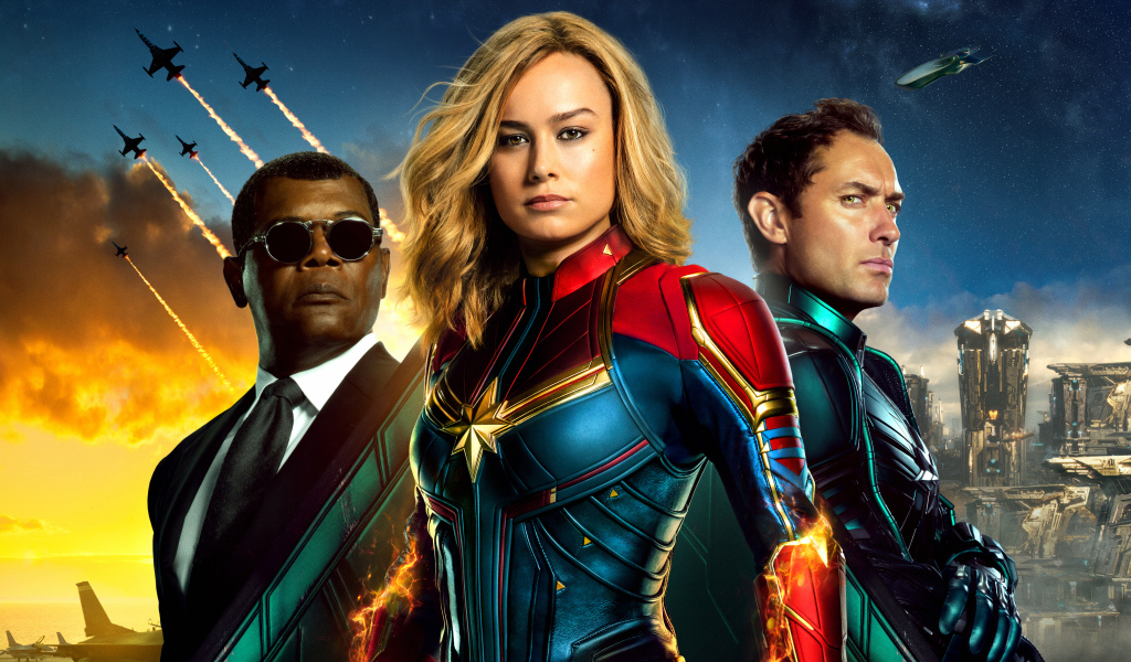 Персонажи супергеройского фильма Капитан Марвел, 2019