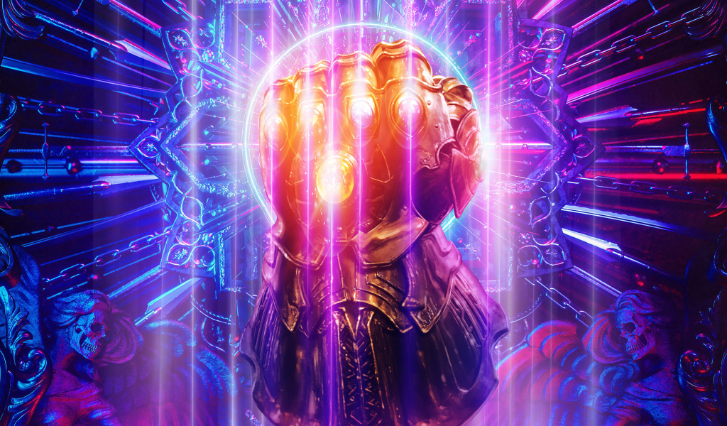 Перчатка Бесконечности крупным планом