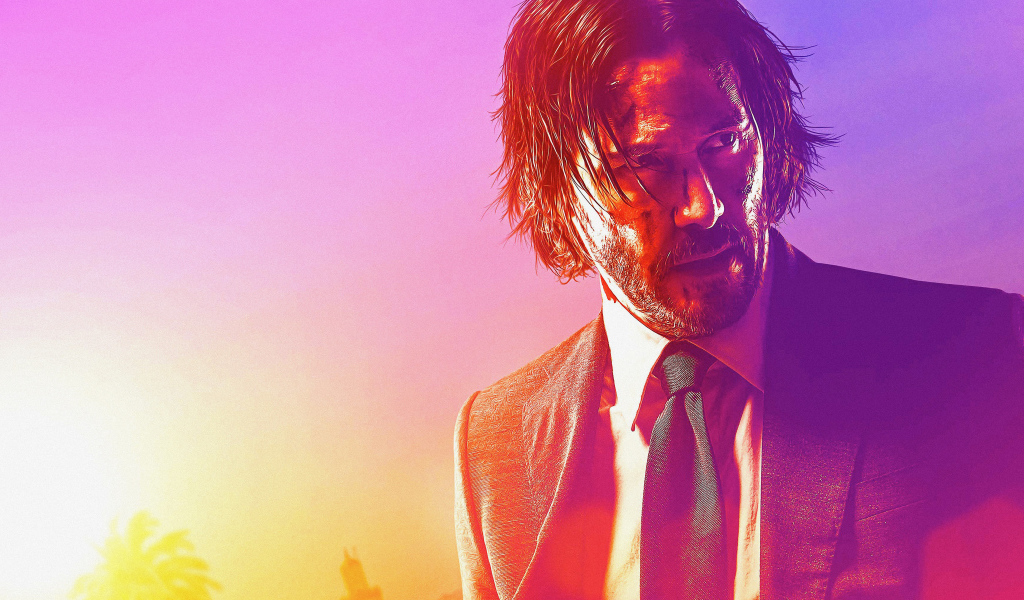 Киану Ривз в фильме Джон Уик 3, 2019 года