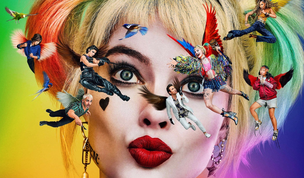 Poster of the new movie Birds of Prey: The Stunning Story of Harley Quinn, 2020