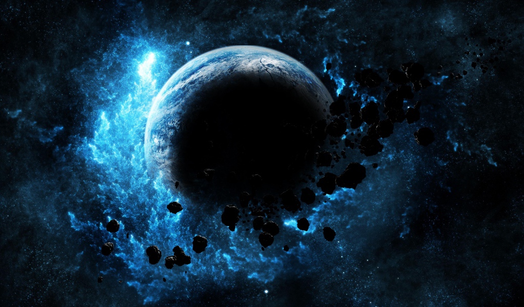 Астероидный дождь приближается к планете земля