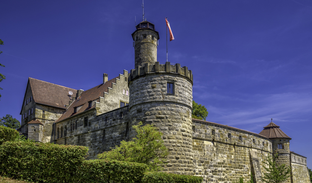 Средневековая крепость Альтенбург, Германия