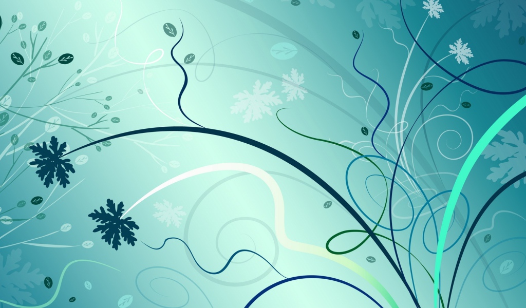 Абстрактные рисунки на голубом фоне 