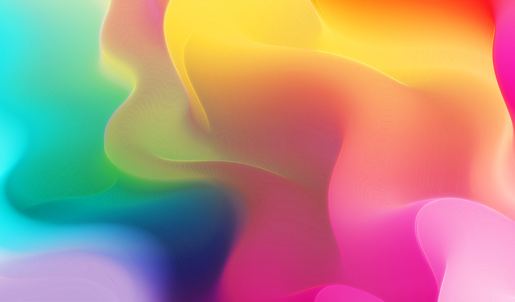 Абстрактный радужный рисунок 