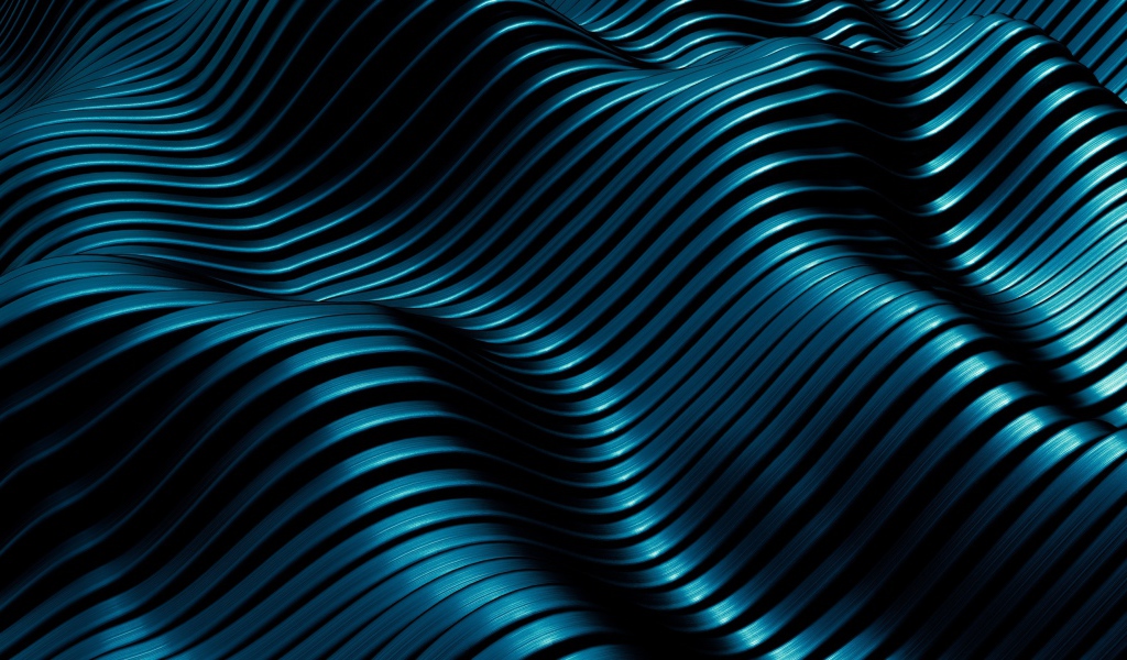 Черные абстрактные волны