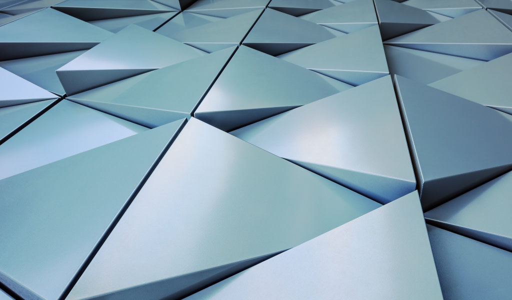 Большие серые треугольники 3д графика