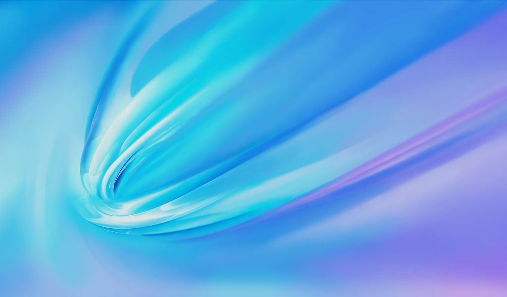 Неоновые абстрактные волны, обои на рабочий стол