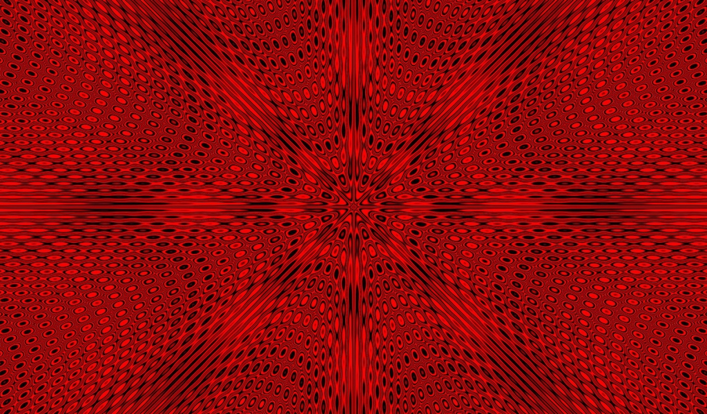 Красный абстрактный рисунок иллюзии 