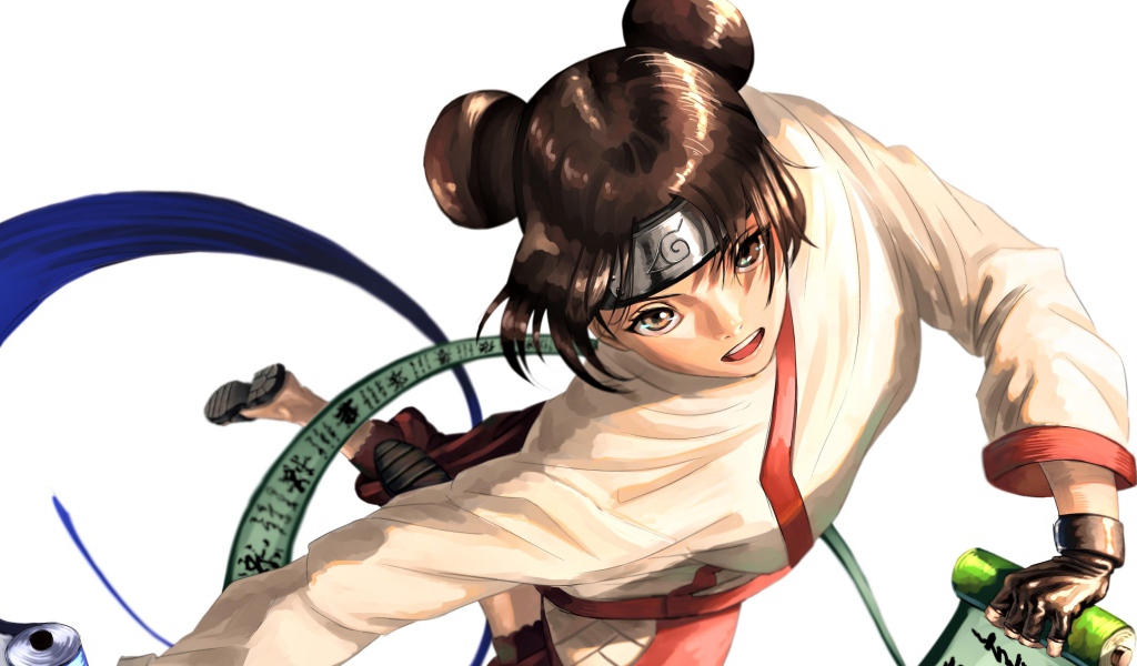 Девушка в кимоно аниме Наруто