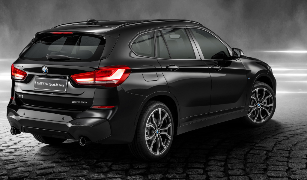 Автомобиль BMW X1 SDrive20i M Sport 25 Anos 2020 года вид сзади