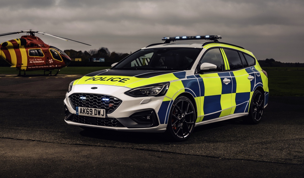 Полицейский автомобиль Ford Focus ST, 2019 года 