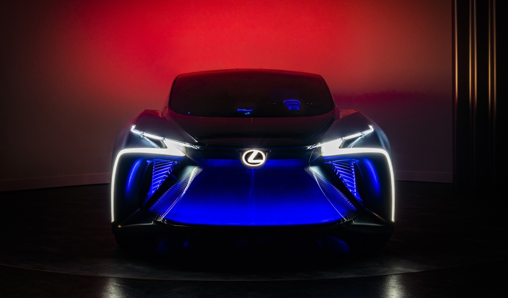 Автомобиль Lexus LF-30, 2020 года с неоновой подсветкой 