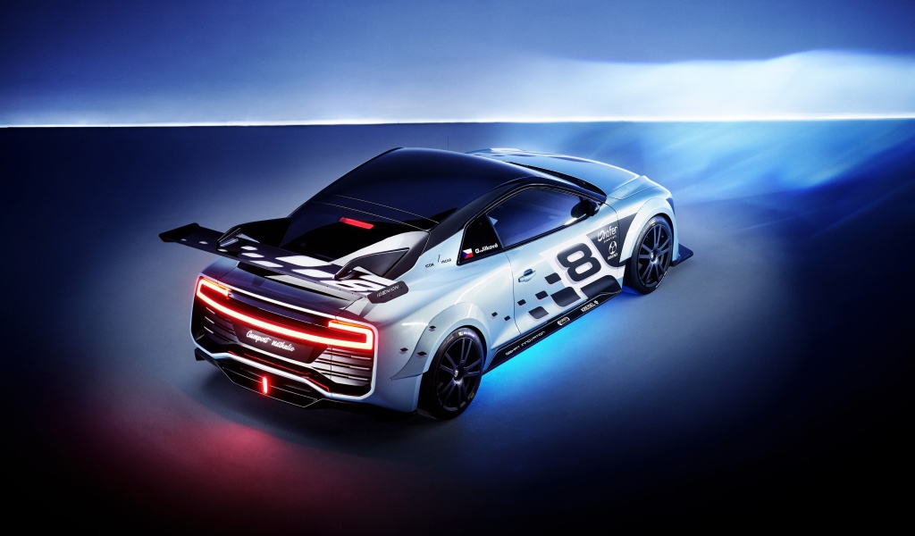 Автомобиль Gumpert Nathalie Race вид сзади