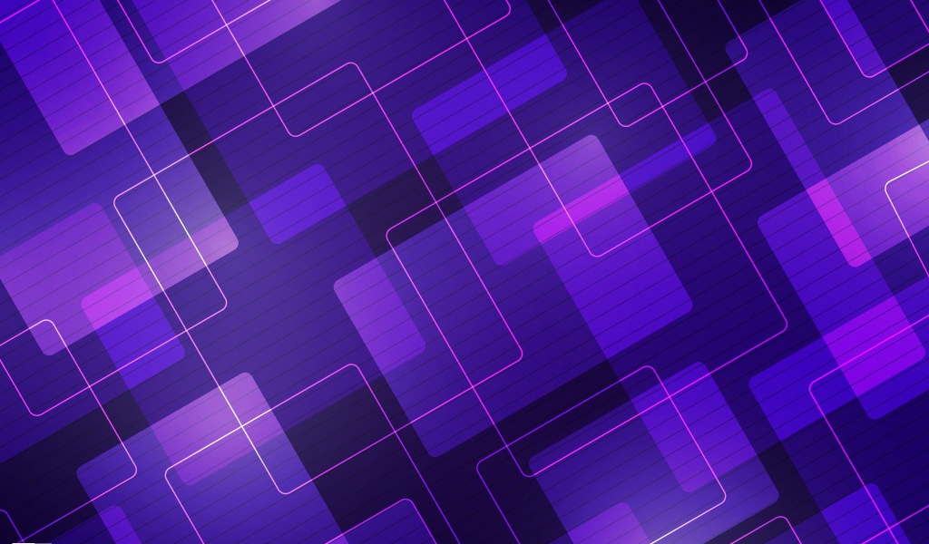 Фиолетовый фон с геометрическими фигурами