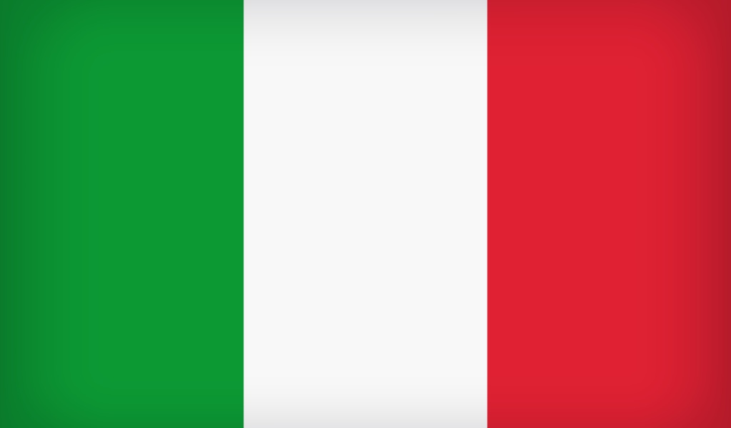 Tricolor flag of Italy