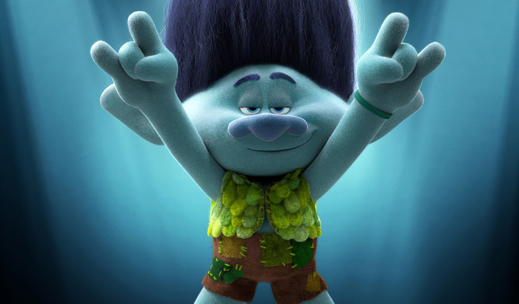 Цветан персонаж мультфильма Тролли: Мировой тур, 2020