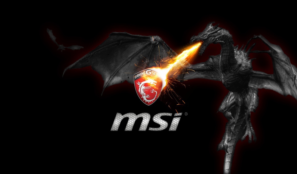 Дракон логотип MSI G Series MSI Gaming