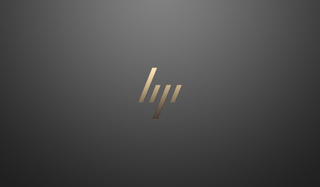 Значок hp на сером фоне