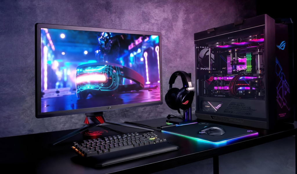 Большой игровой монитор Asus ROG Swift, 2020 года