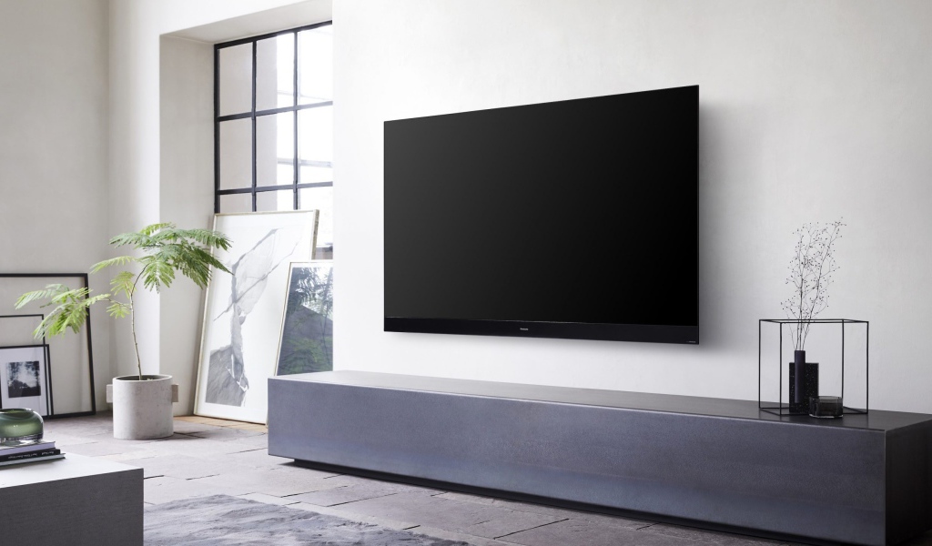 New Panasonic HZ2000 Dolby Vision IQ TV on the wall
