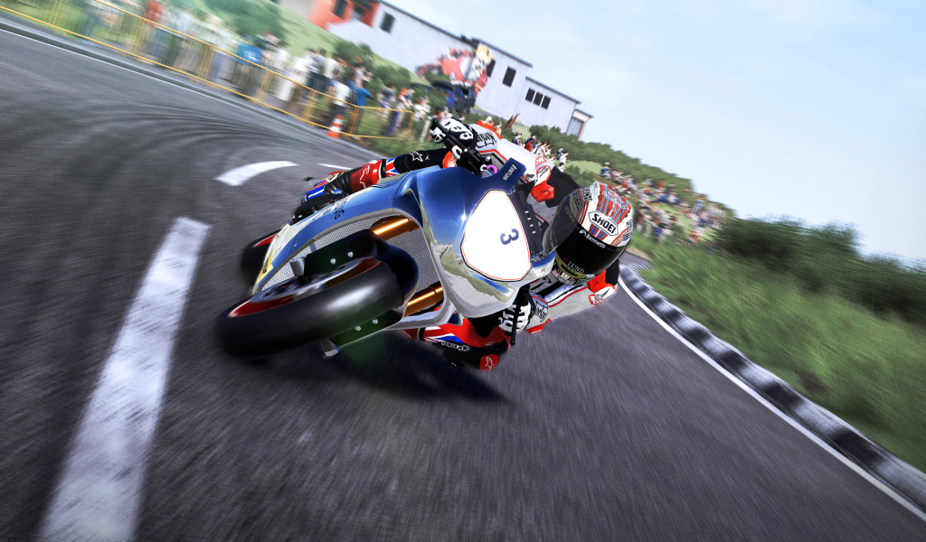 Мотоциклист на кроссе компьютерная игра TT Isle of Man 2, 2020