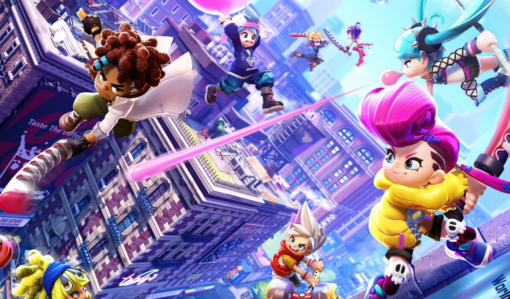 Скриншот компьютерной игры Ninjala, 2020