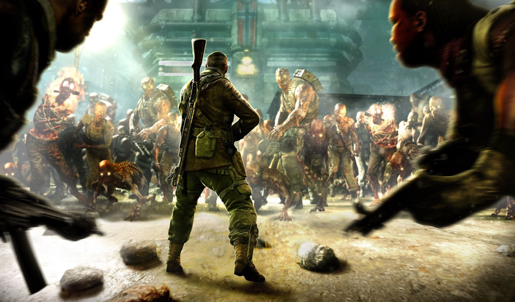 Screenshot of a computer game Zombie Army 4: Dead War